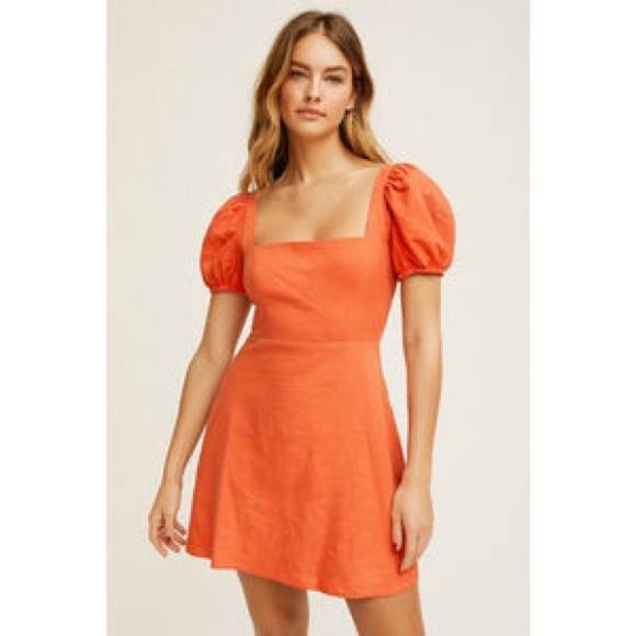 Sunday Best Dresses & Skirts - Aritzia Sunday Best orange mini dress